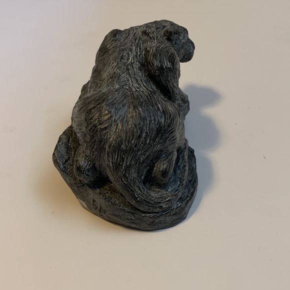 Pearlite Stonecraft Molded Grey Cougar Knick Knack Figurine - Picture 7 of 11